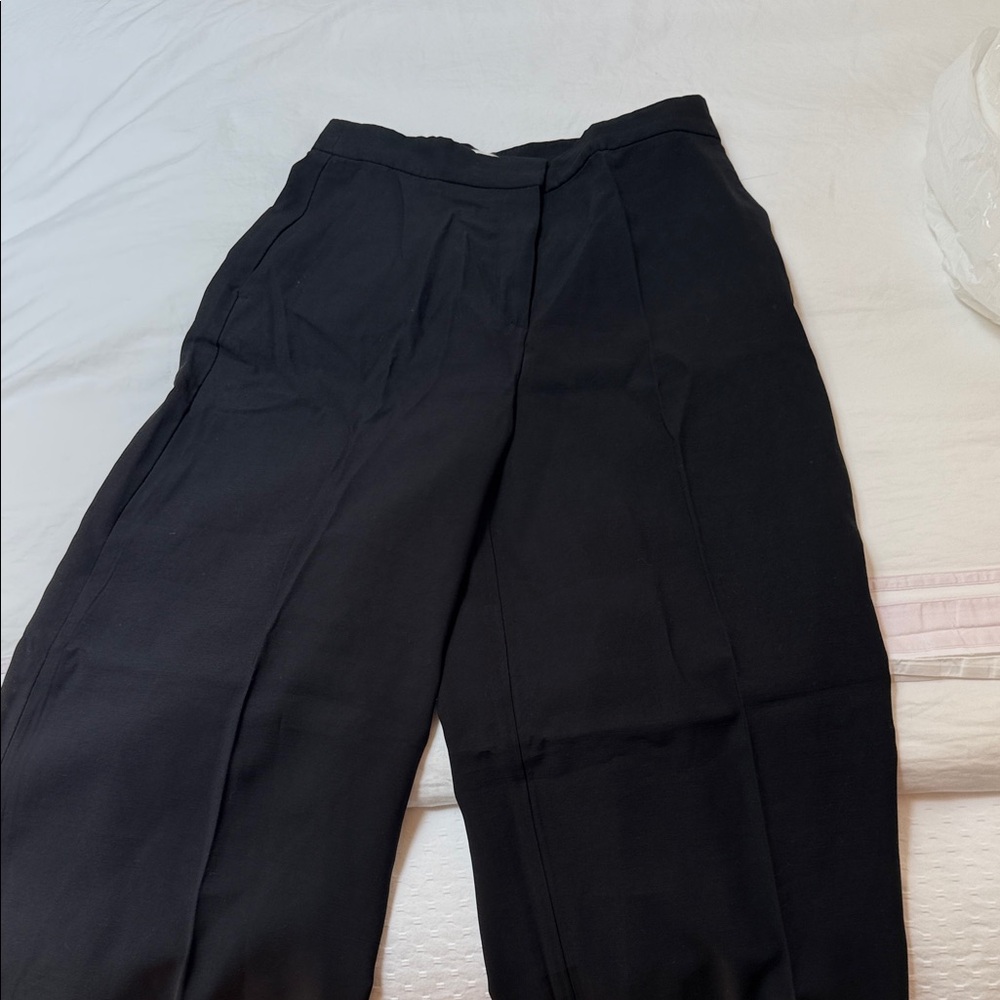 H&M Wide Leg Pants in Black